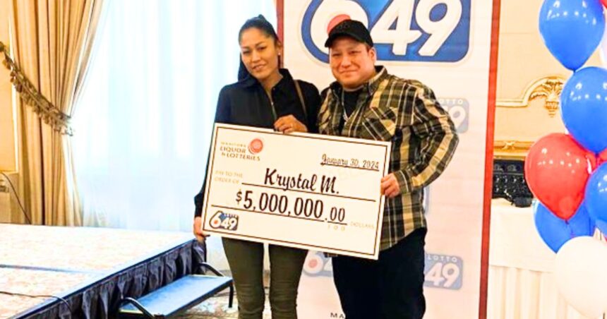 Lawrence Campbell Collecting the Winnings with His Girlfriend