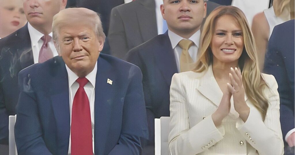 Melania Trump Hair Fail at Military Parade