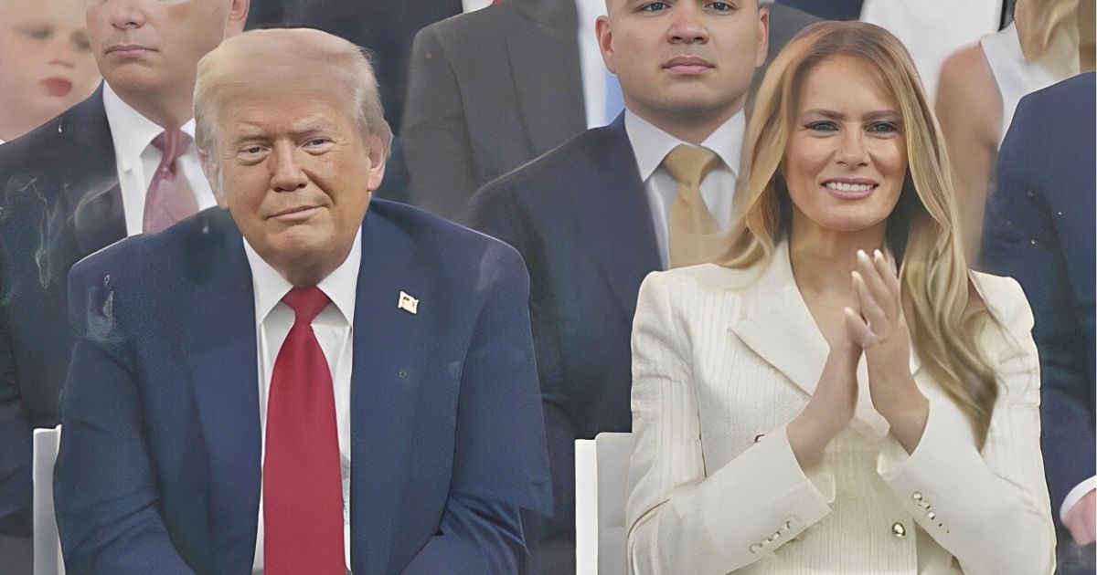 Melania Trump Hair Fail at Military Parade