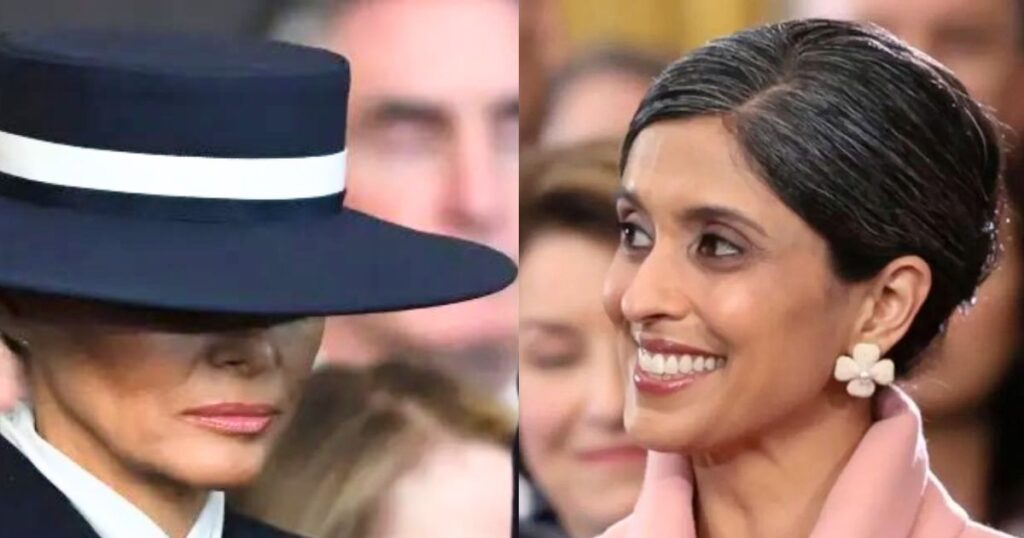 Melania Trump and Usha Vance