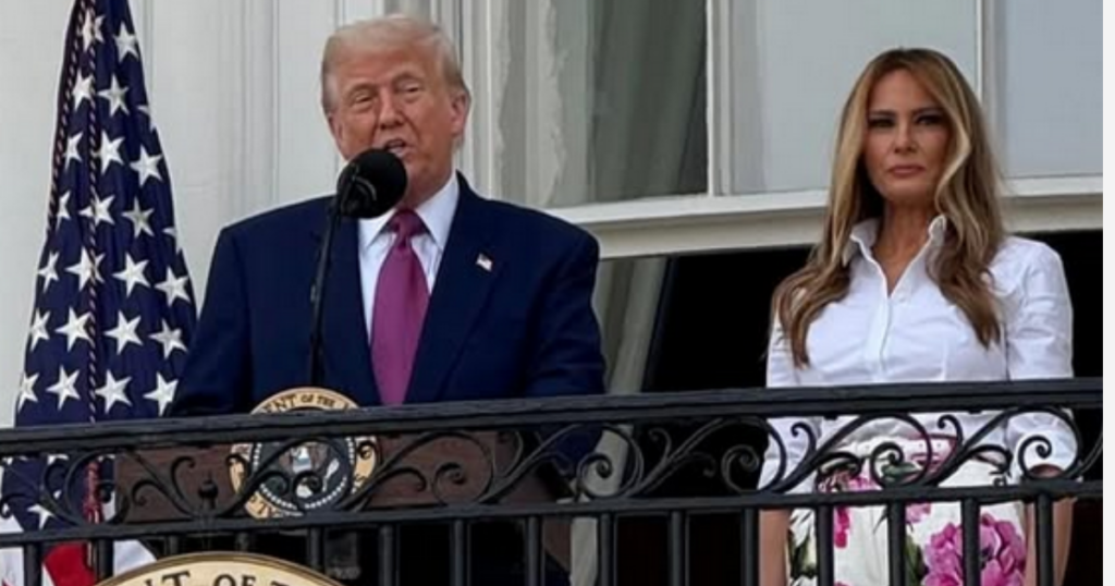 Melania Trump's fashion sense has impressed netizens again