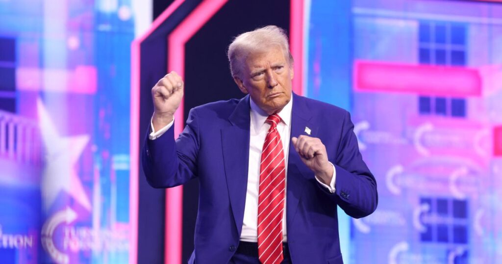 Trump chickens out trend