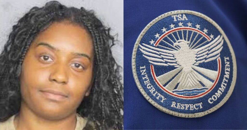 TSA agent Janiyah Wilson-Robinson after assault arrest at Fort Lauderdale Airport