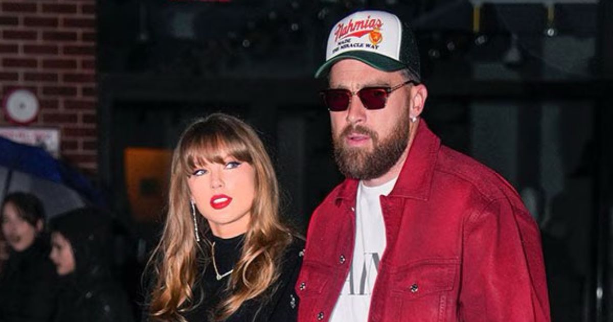 Taylor Swift with Travis Kelce