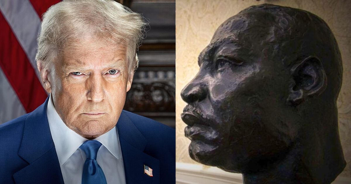 The Martin Luther King Jr. bust has been removed from the Oval Office under Donald Trump