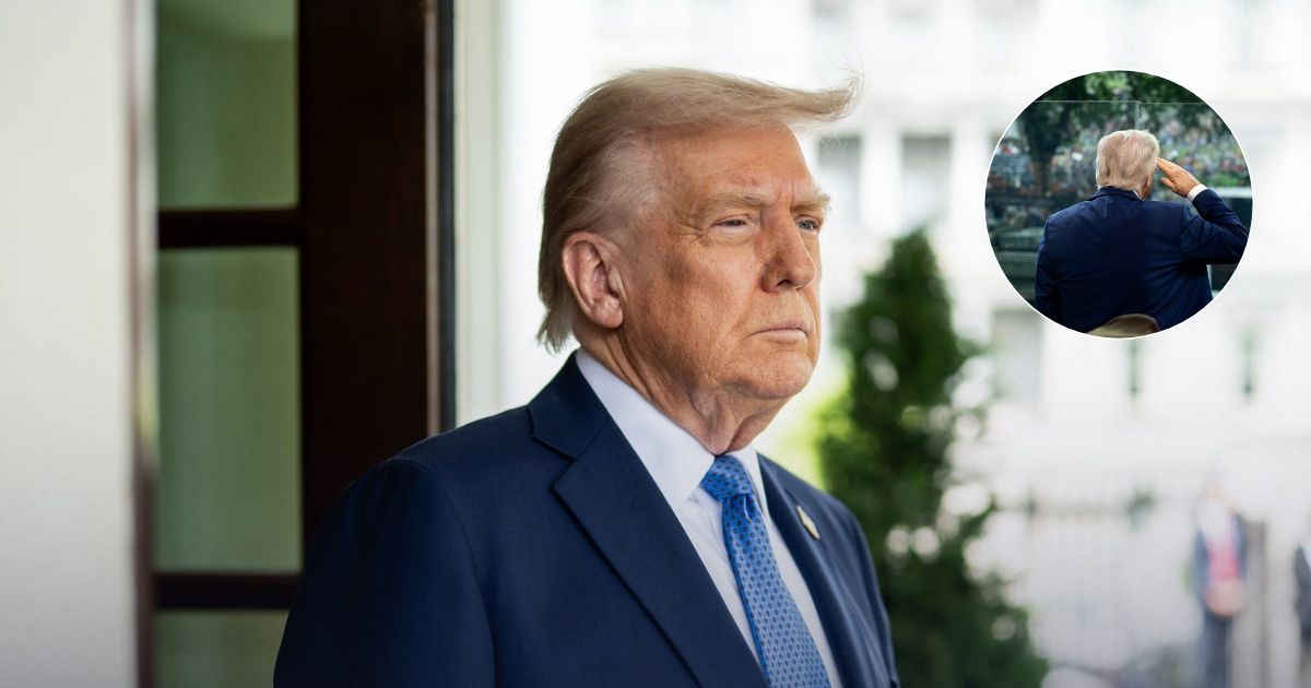 Donald Trump's hair color has changed again