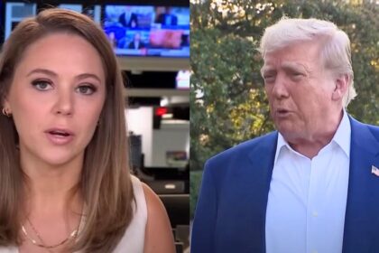 Donald Trump lashed out at CNN's Natasha Bertrand