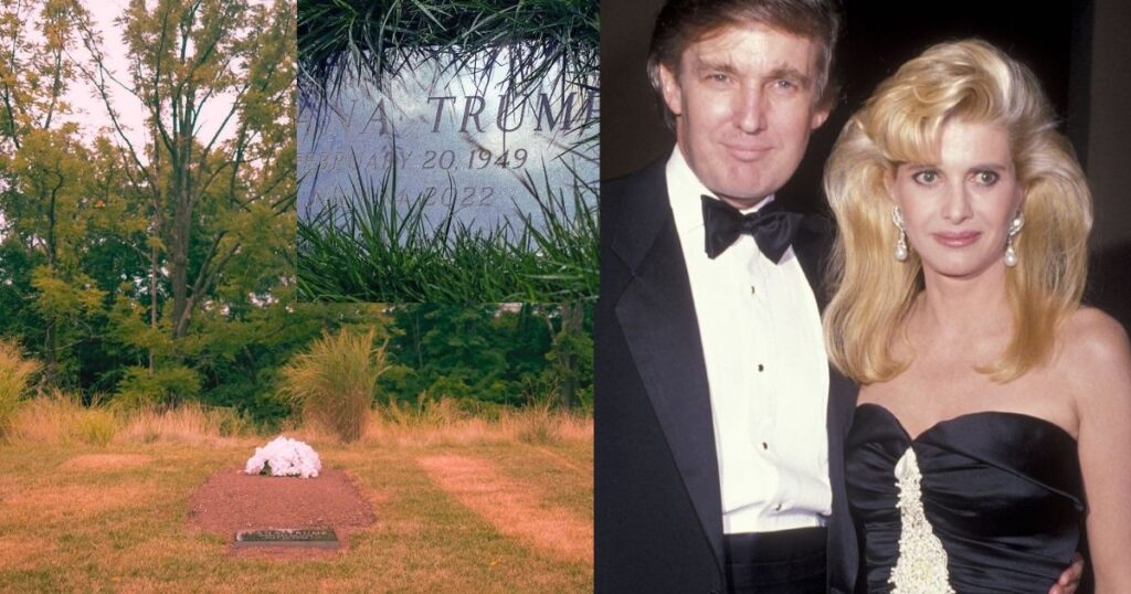 ivana trump buried at golf course