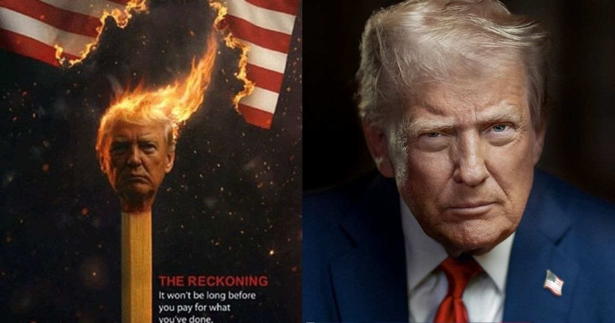 AI generated image of Trump has been making circulated by Iranian state media as a warning.