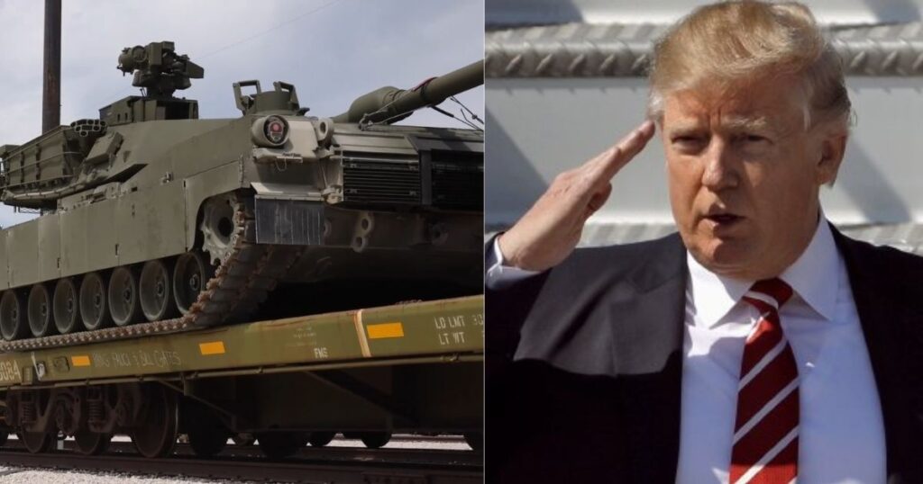 donald trump's parade