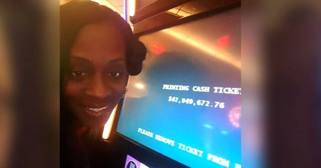 A woman sued a casino after it refused to pay her