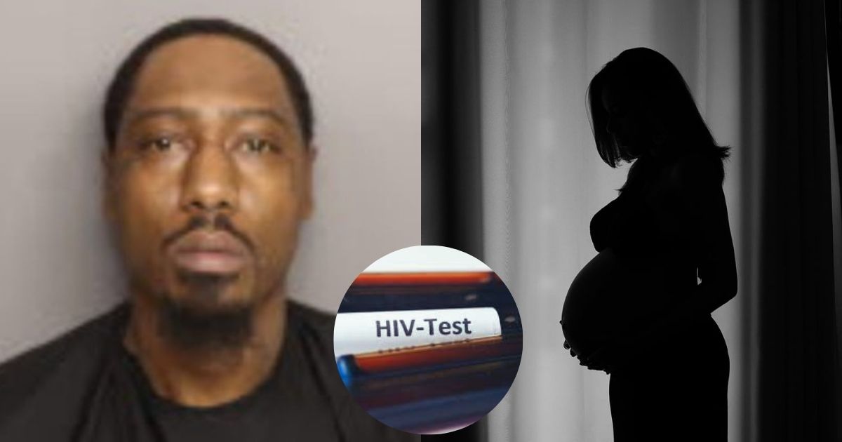 South Carolina resident Christopher Miller allegedly admitted to concealing his HIV-positive status from a woman who is now seven months pregnant with his child. (Left: @hollywoodunlocked | Instagram, Right: Image via PickPik, Circle inset: Pexels)
