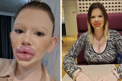 Andrea Ivanova has undergone 32 surgeries to get biggest lips in the world