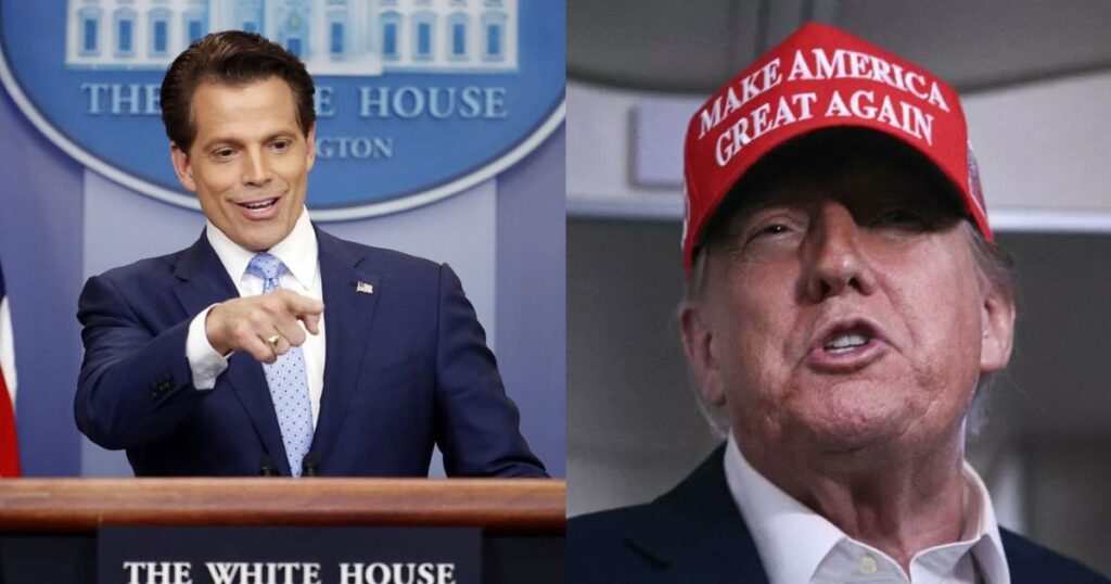 Anthony Scaramucci and Donald Trump