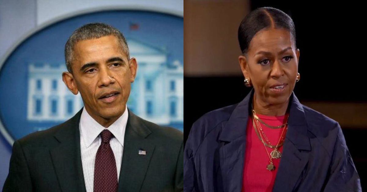 Barack Obama (@ListinDiario|X) and Michelle Obama (@iAnonPatriot|X).