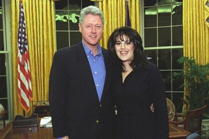 Bill Clinton with Monica Lewinsky