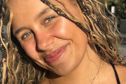 Black teen activist Faith Welch addresses local officials after being racially profiled