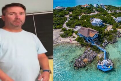 Tourist Brian Tarrence ( via @NDTVWORLD|X.com) and the exotic Turks and Caicos (via rawpixel)