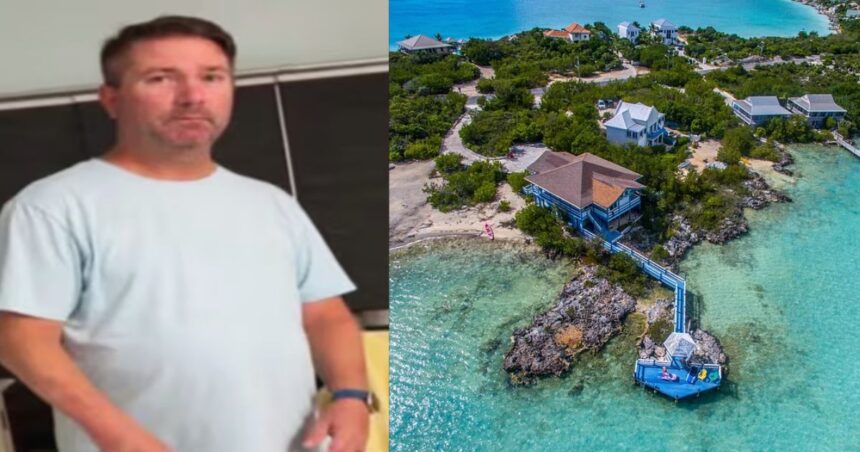 Tourist Brian Tarrence ( via @NDTVWORLD|X.com) and the exotic Turks and Caicos (via rawpixel)