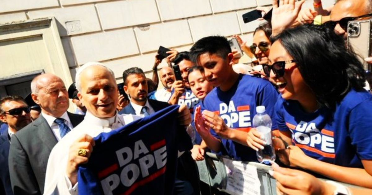 Chicago Family Gifts Bears Jersey to Pope Leo XIV