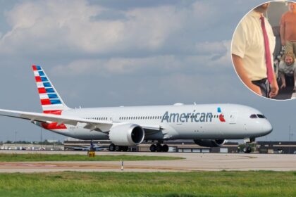 American Airlines faces backlash as passenger forced to crawl to deboard