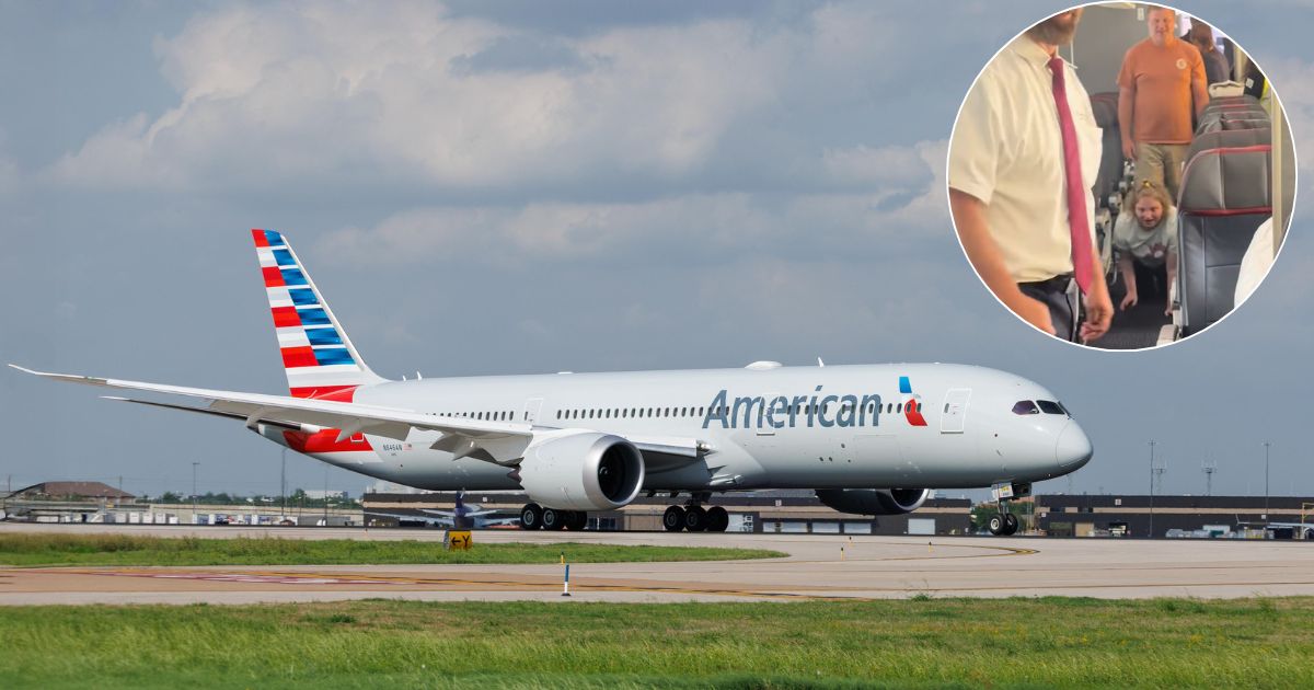 American Airlines faces backlash as passenger forced to crawl to deboard