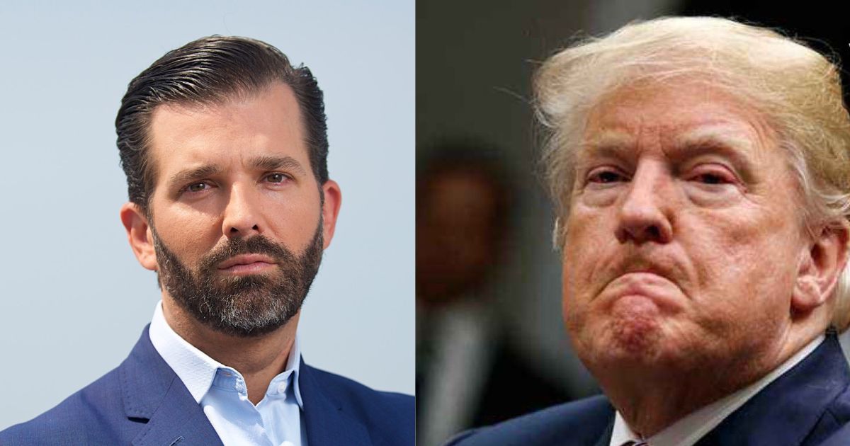 Donald Trump Jr Posts AI Picture of his Dad Trump in Denims