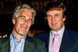 Donald Trump and Jeffrey Epstein
