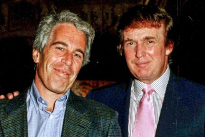Donald Trump and Jeffrey Epstein