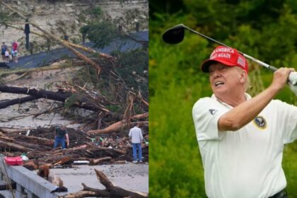 Trump reportedly takes a day off after Texas floods