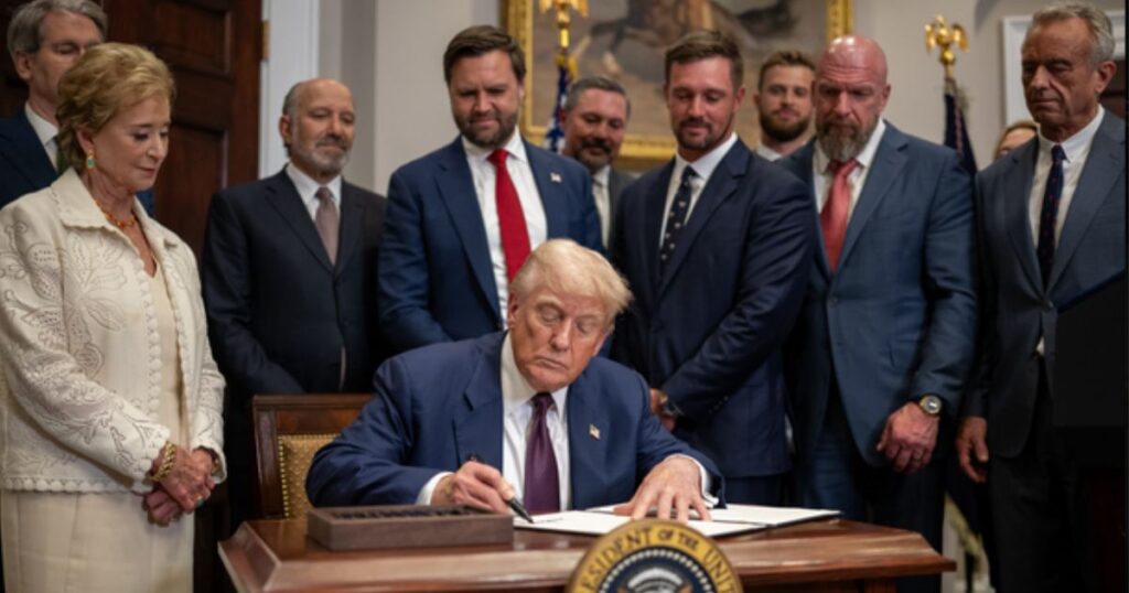 Donald Trump recently signed another executive order