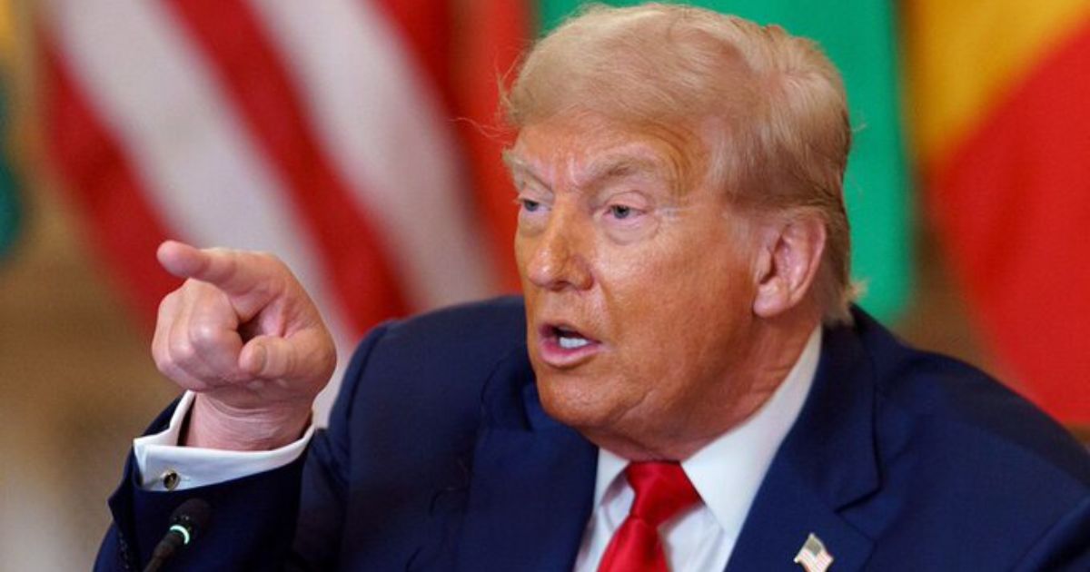 Impatient Trump Caught Making Shady Hand Signal at African Leader