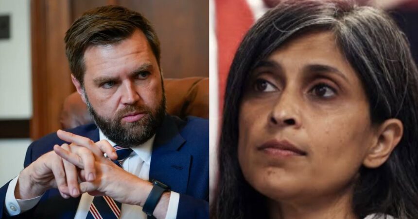 Usha Vance ditches ring amid divorce rumors.