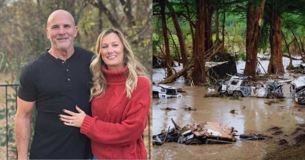 Jeff Ramsey and his wife Tanya were the victim of the flash floods at a Kerrville campsite- Texas. ( left-@Dave_says_hi|X.com) and (right- @alanfossler|X.com).