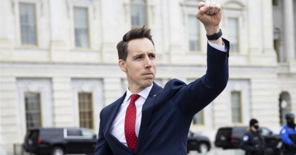 Josh Hawley fist pump