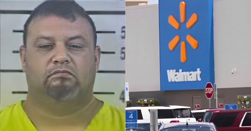 The Kingsville Walmart (R) where a newborn was found deceased in a restroom trash can, and the dad (L) of the teen mom was arrested
