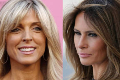 Marla Maples and Melania Trump