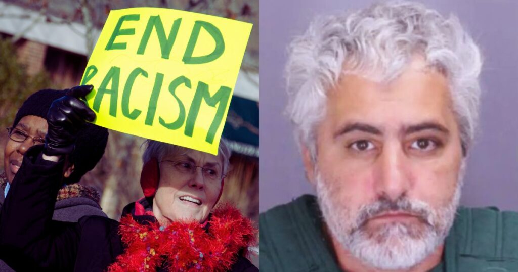 Martin Sitto has been arrested for racist rant and assault in Michigan. (left- via RAC Blog via the Religious Action Center of Reform Judaism) and (right@NewsToter|X).