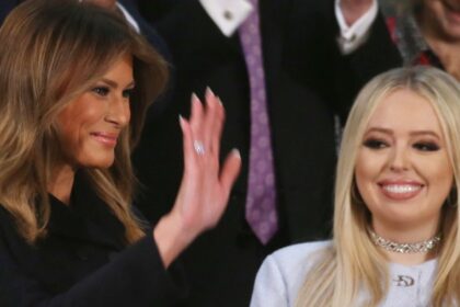 Melania and Tiffany Trump