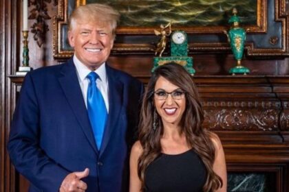 President Donald Trump and Lauren Boebert ( Image Credits- @ChrisDJackson|X).