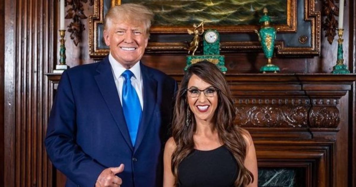 President Donald Trump and Lauren Boebert ( Image Credits- @ChrisDJackson|X).