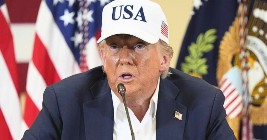 Donald Trump speaking