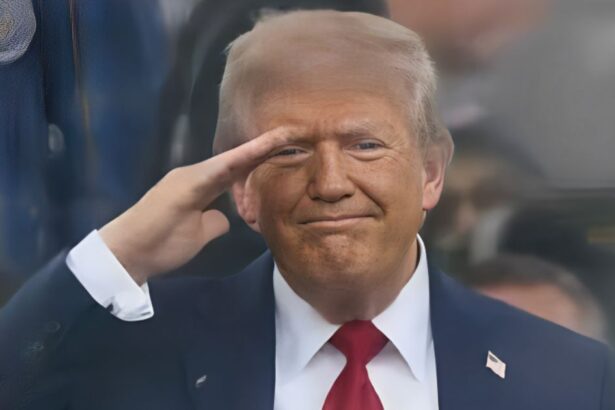 President Donald Trump during the Army's 250th Parade in Washington, DC, June 14, 2025