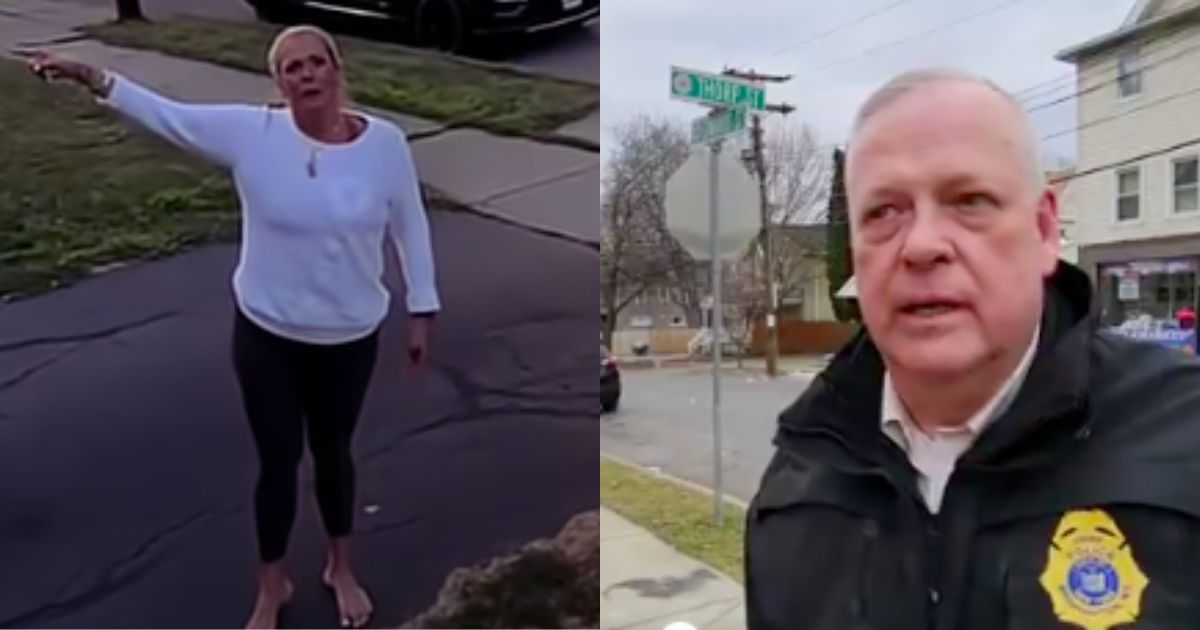 Susan Rice (via CNY Central|YouTube) and New York police chief Joseph Zikuski (@BinghamtonNow|X).