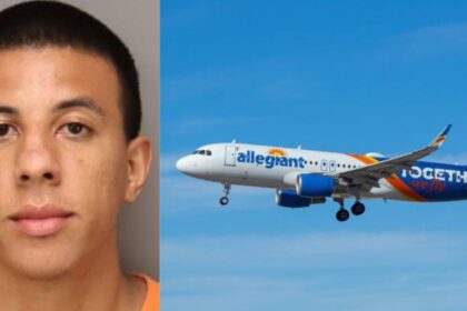 Taj Taylor has been arrested over false bomb claims (Image via / Pinellas County Sheriff's Office l Shuttertsock)