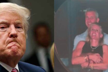 Rep. Nancy Mace reacts to the viral Coldplay kiss‑cam moment featuring Astronomer CEO Andy Byron and HR chief Kristin Cabot.