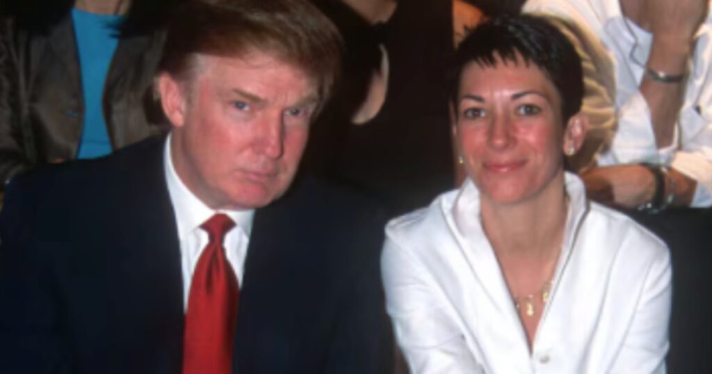 Donald Trump and Ghilaine Maxwell