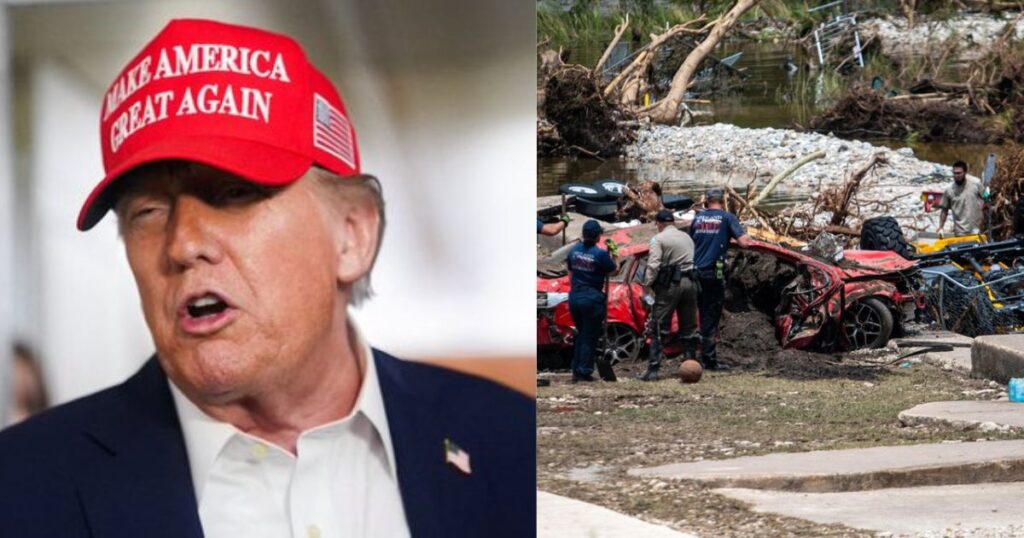 Trump’s Cold Remark as Texas Flood Deaths Soar to 82