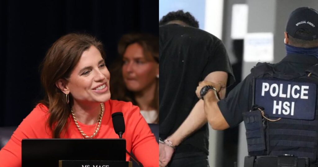 Rep. Nancy Mace’s favorite binge-watch? ICE raids on immigrants in court.