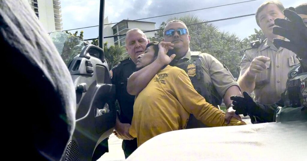 A teenage US citizen's recording of ICE agents is raising big concern